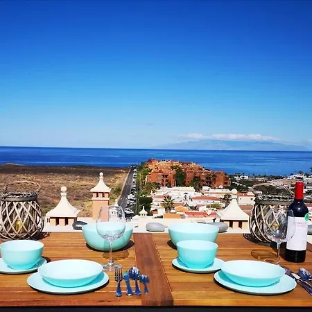 45qmdachterrasse+meerblick+360°+teideblick+pool Palm-mar