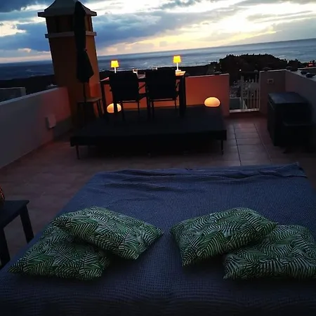 Apartament 45qmdachterrasse+meerblick+360°+teideblick+pool *