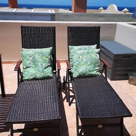 45qmdachterrasse+meerblick+360°+teideblick+pool アパート