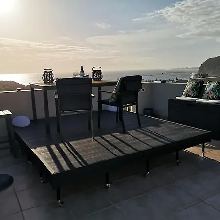 Apartament 45qmdachterrasse+meerblick+360°+teideblick+pool